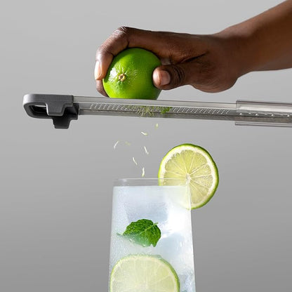 CUISIPRO Surface Glide Technology Stainless Steel Dual Grater, Coarse and Fine