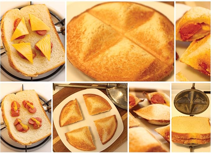 Tid Bit Handheld Sandwich Maker, Portable Sandwich Grill & Panini Press