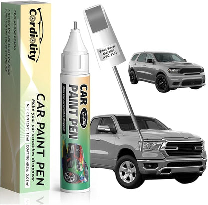 Billet Silver Metallic(PSC/JSC) Touch Up Paint Pen for Ram,Car Paint Scratch Repair Pen Quick and Easy Fix Auto Paint Scratch