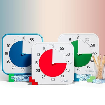 Time Timer Original 12" Visual Countdown Timer – Large 60-Minute Silent