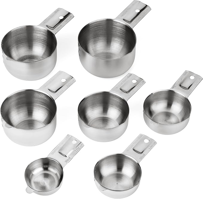 Hudson Essentials Stainless Steel Measuring Cups Set