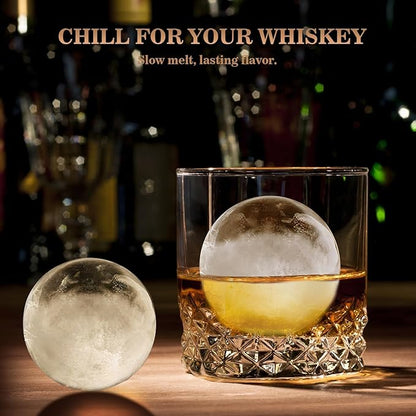 Whiskey Ice Cubes Mold 2 Pack