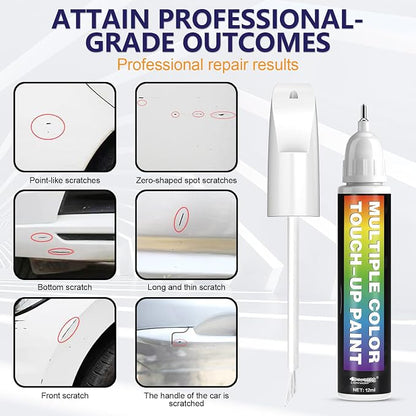 [2-PACK] Compatible with Mercedes-Benz Touch Up Paint[Brilliant Silver(744/9744)]-Exact OEM Match Equivalent,Fast Drying Mula,Eco Friendly Scratch Repair Kit Deep Scratches