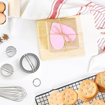 ALLTOP 5 Piece Round Biscuit Cutters