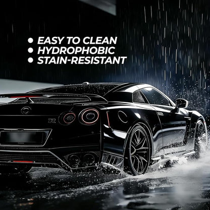 Rockrose Ultra Gloss TPU Black PPF Film for Car Paint Protection 60 in x 50FT Self-Healing, UV Protection, Scratch & Stain Resistant, Hydrophobic, Wet Installation, Strong Adhesive, 7.5 mil Thickness