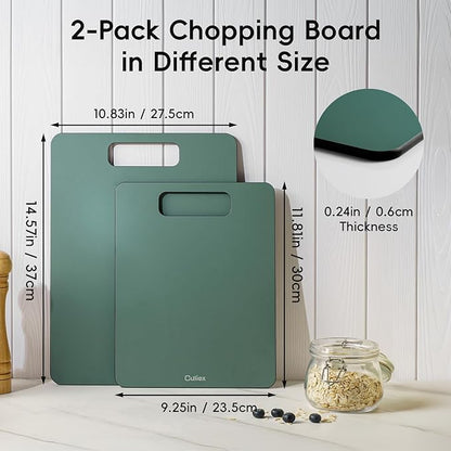 Wood Fiber Cutting Board Set of 2, Dishwasher Safe, Non-Toxic Cutting Board