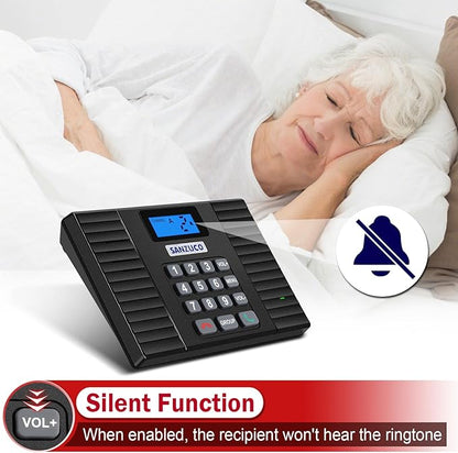 SANZUCO 60D Intercoms Wireless for Home, Full Duplex Intercom System for