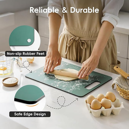 Wood Fiber Cutting Board Set of 2, Dishwasher Safe, Non-Toxic Cutting Board