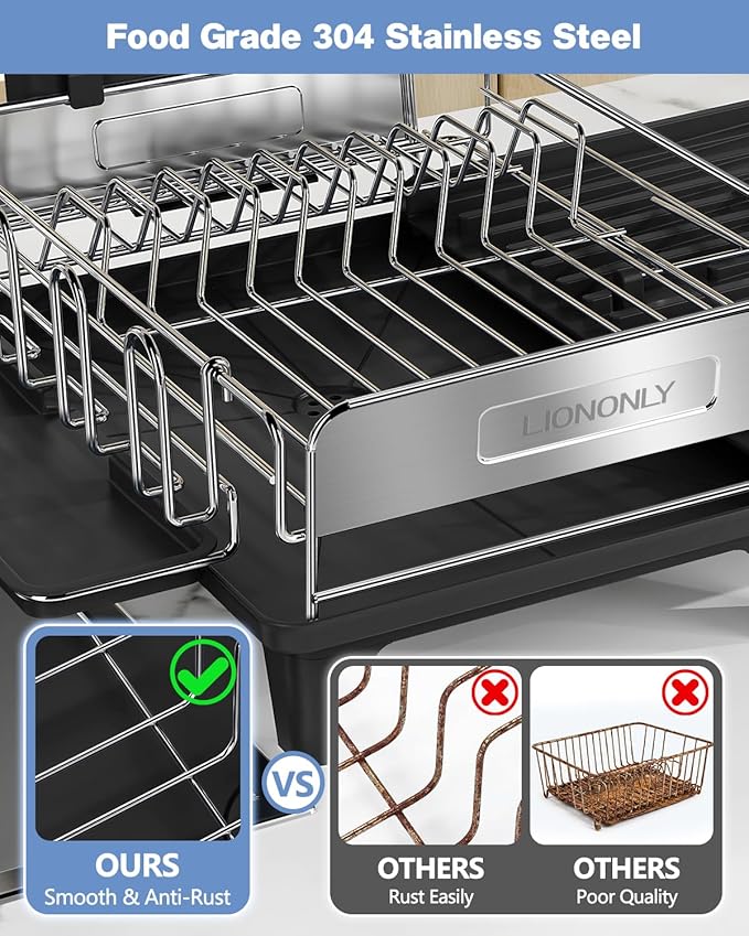 Expandable Dish Drying Rack, Dish Racks