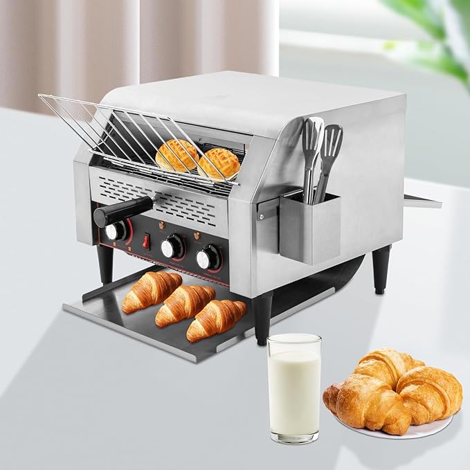 Commercial Conveyor Toaster, 2400W Heavy-duty Toasters