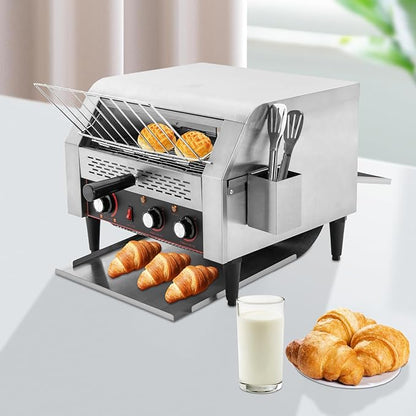 Commercial Conveyor Toaster, 2400W Heavy-duty Toasters