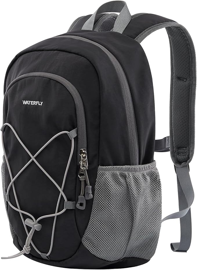 WATERFLY 12L Small Hiking Backpack: Day Pack Lightweight Travel Bag Camping Fitness Cycling Outdoor Sports Daypack For Women Men