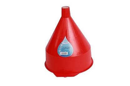 WirthCo 32006 Funnel King Red Polyethylene Funnel