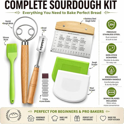BOORIKA Sourdough Bread Baking Tool Set