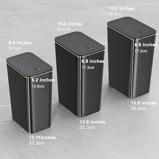 N. NETDOT Bathroom Trash Can