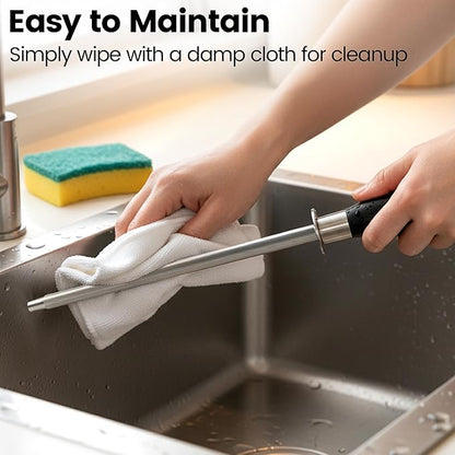 Kitchen Knife Sharpener Rod, Fast Sharpening Professional Blade Sharpener