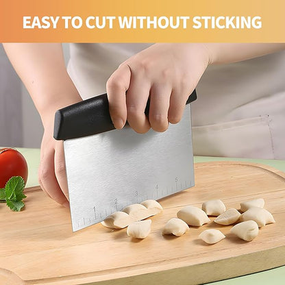 Bench Scraper Cutter, Pastry Scraper