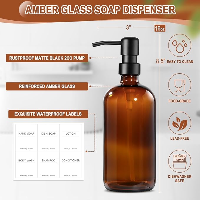 Kitchen Soap Dispenser Set