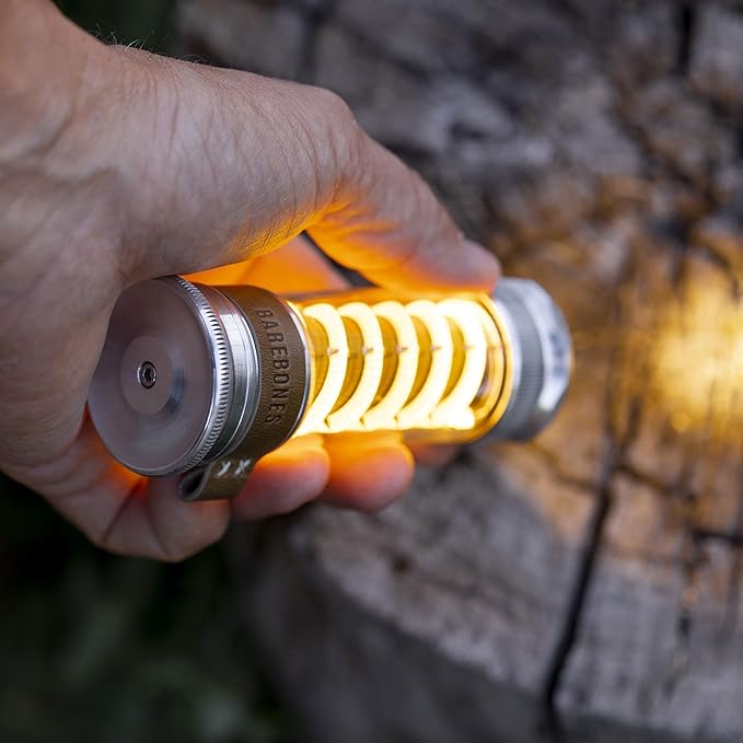 Barebones Edison Light Stick ??Aluminum, USB Rechargeable LED Lantern and Flashlight with 7 Modes, 40+ Hour Run Time, Camping Essentials with Magnetic Base