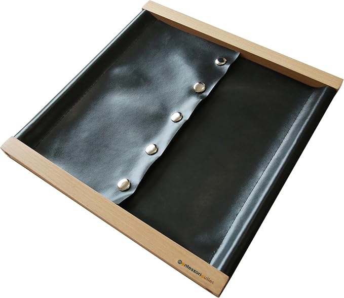 MONTESSORI OUTLET Shoe Buttoning Frame | Practical Life Material for Toddlers & Preschoolers | Learn to Shoe Button Clothes, Develop Fine Motor Skills & Independence (Ages 3-6)