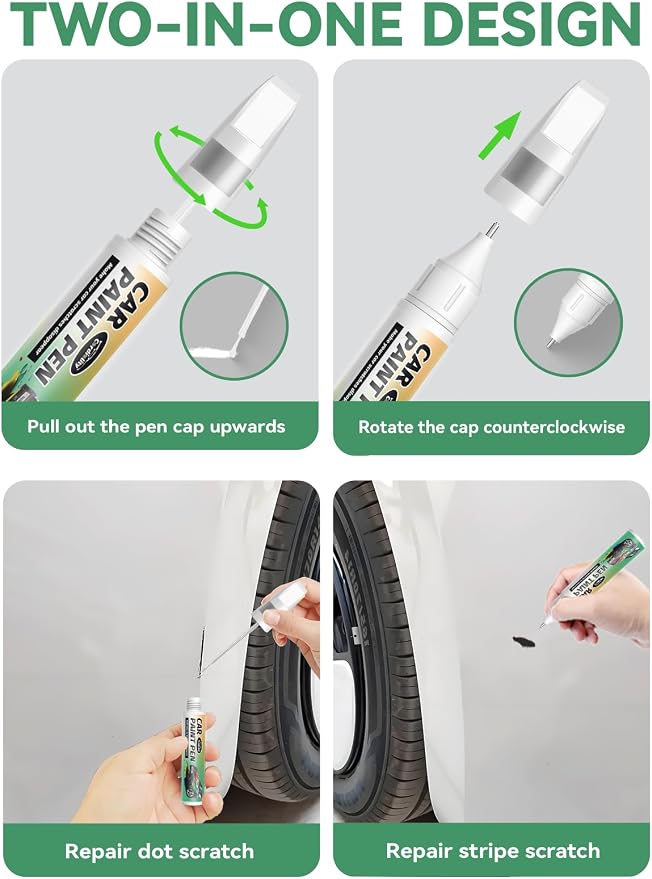 Stealth Gray Metallic(WA928L) Touch Up Paint Pen for GMC,Car Paint Scratch Repair Pen Quick and Easy Fix Auto Paint Scratch