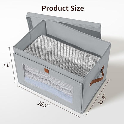 DIMJ Storage Bins with Lids