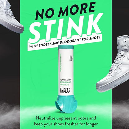 Endees UpFresh 360° Shoe Deodorizer Spray – 6 x 3.38 Fl Ozl I Foot Odor