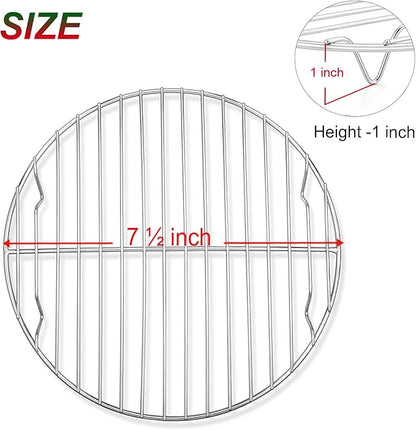 P&P CHEF Round Cooking Rack, Fits Air Fryer/Stockpot/Pressure Cooker/Round Cake
