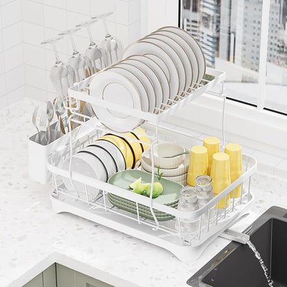 LIYI Dish Drying Rack, Large Dish Rack