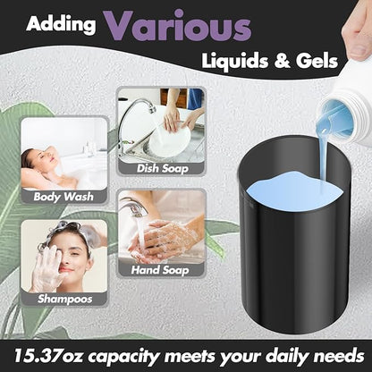 YIKHOM Automatic Liquid Soap Dispenser, Dish Soap Dispenser 8 Volume Control