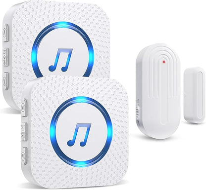 SanJie Door Chime, Door Open Contact Sensor Alarm