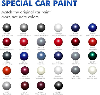 R529P-B Dark Cherry Touch Up Paint Compatible With Honda Cars, DIY Car Paint Scratch Repair Kit, Automotive Paints, Quick & Easy Fix Scratch Repair for CRV/Odyssey/Accord/Pilot/Ridgeline