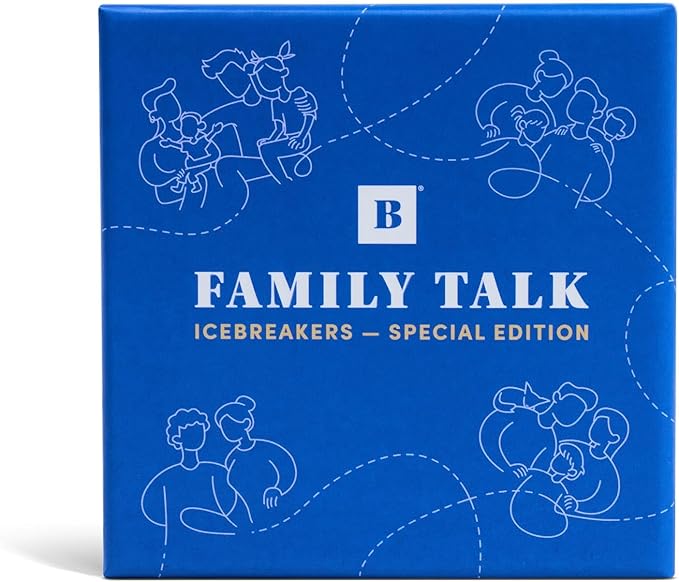 BestSelf Family Talk Icebreaker Deck – 150 Conversation Starters for Family Connections, Fun Bonding, Game Nights