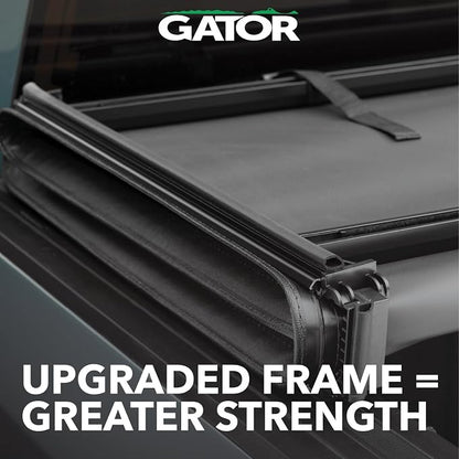 Gator Soft Tri-Fold Truck Bed Tonneau Cover w/Gear Straps | 61313 | Fits 2015-2020 Ford F-150 6' 5" Bed (78)