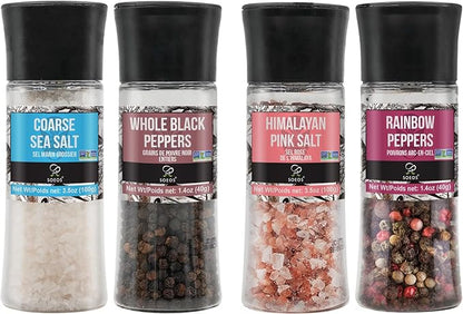 Soeos Salt + Peppercorns