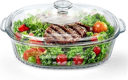 Reasim 2.8L/3Qt Glass Casserole Baking Dish