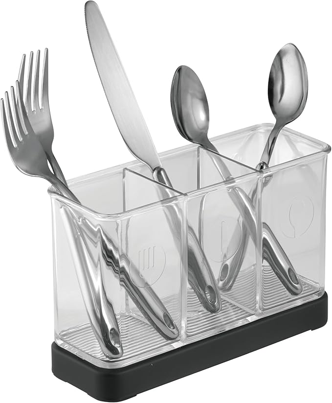 iDesign Forma Decorative Countertop Flatware Organizer