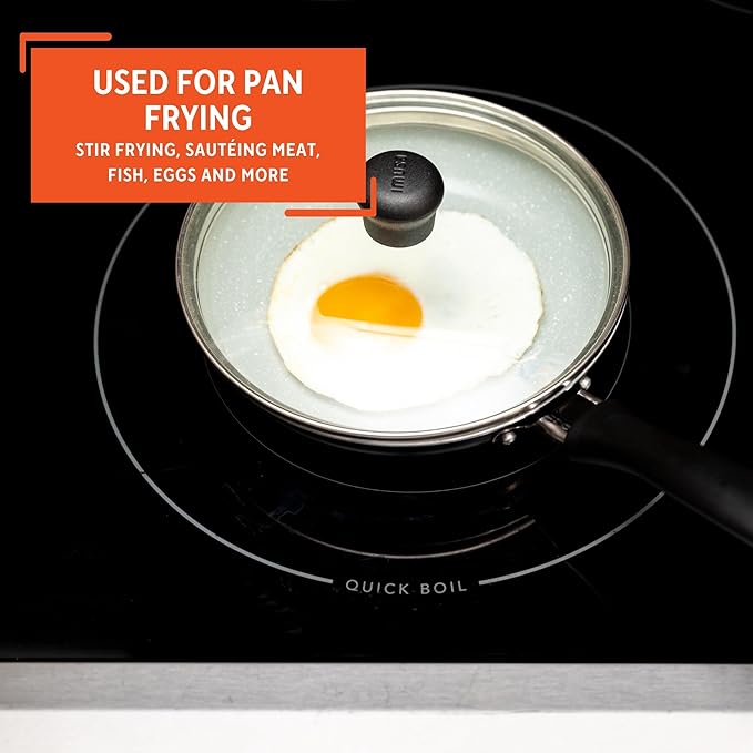 IMUSA 6.3” Gray Speckled Ceramic Mini Fry Pan