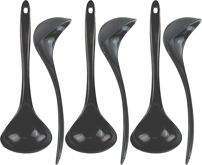 Reston Lloyd Melamine Soup Ladle Kitchen Utensil, Durable BPA-Free Plastic