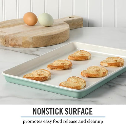 Martha Stewart Gallen 13 x 9 Inch Nonstick Carbon Steel Cookie Sheet