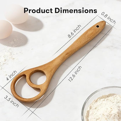 Wooden Danish Dough Whisk