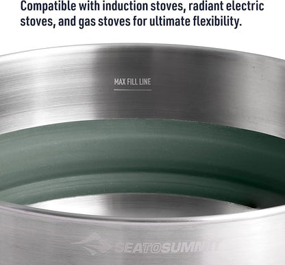 Sea to Summit Detour Stainless Steel Collapsible Pot