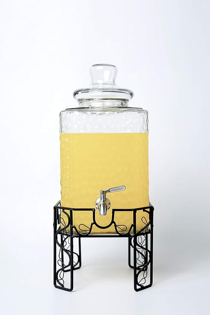 2.5 Gallon Glass Beverage Dispenser