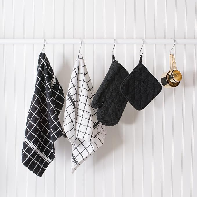 DII Basic Terry Collection Quilted 100% Cotton, 3 Piece