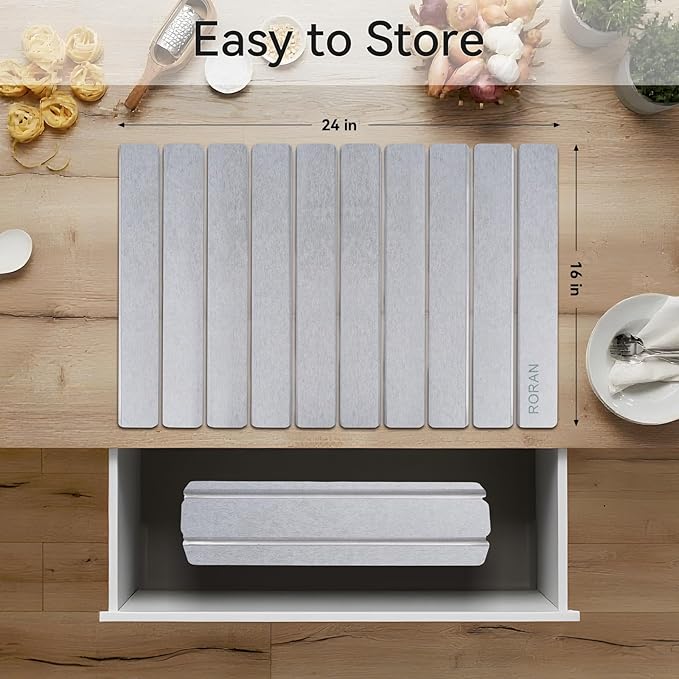 Stone Drying Mat for Kitchen Counter, Drying Matt Kitchen Counter, Quick Dry