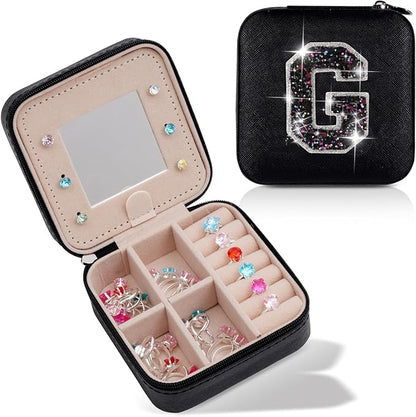 Graduation Gifts for Women Teen Her,Fashion Jewelry Case Cute Trendy Stuff Graduation Essentials Accessories | Black,G