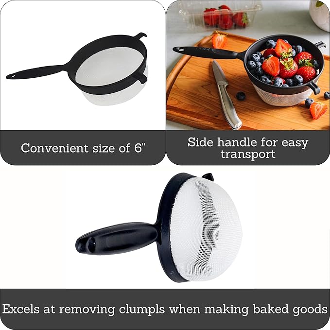IMUSA IMU-71133W Plastic Strainer