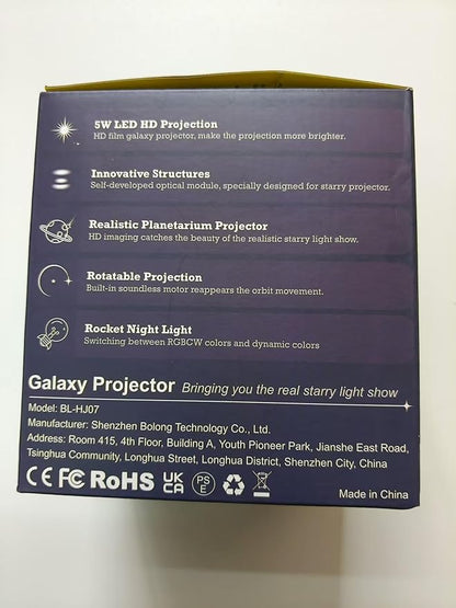 Star Projector, Astronaut Galaxy Projector for Bedroom, 13 in 1 HD Planetarium Projector, 360°Rotating Galaxy Light 9 Colors Night Lights Party Room Decor