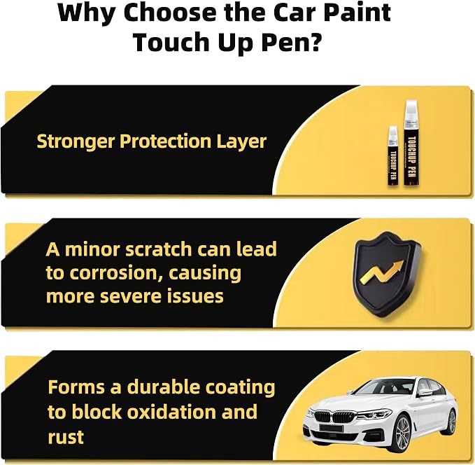 Car Paint Touch Up Pen Compatible with Toyota Blizzard Pearl Tricoat(070), 2-In-1 Color Accurate Touch Up Car Scratch Repair Paint Match Toyota Series Automotive Scratch Remover for Nicks&Chips Repair