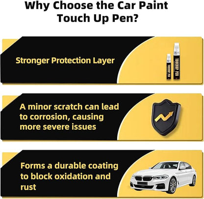 Canyon River Blue Metallic(B-640M) Car Paint Touch Up Pen for Honda, 2-In-1 Color Accurate Touch Up Car Scratch Repair Paint Match Honda Series Automotive Scratch Remover for Nicks & Chips Repair